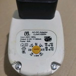 Τροφοδοτικά μεταβλητά 3-12Vdc 500mA 2 τεμ. μεταχειρισμένα
