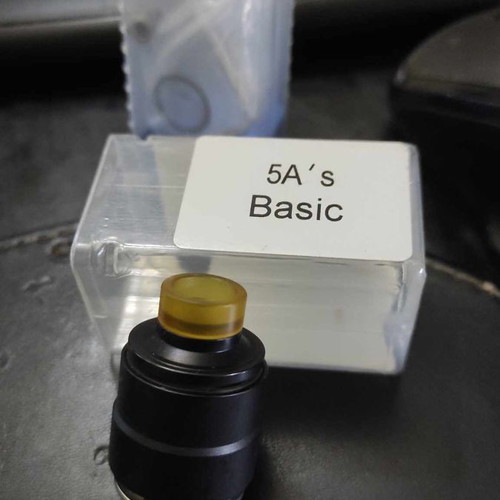 SXK 5A's Basic 316SS Style RDA used, rebuildable dripping vape atomizer with BF pin