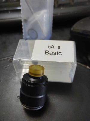 SXK 5A's Basic 316SS Style RDA used, rebuildable dripping vape atomizer with BF pin