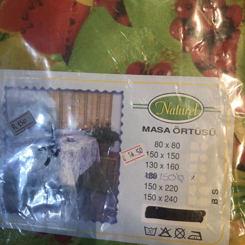 Round tablecloth new diameter 1.5m