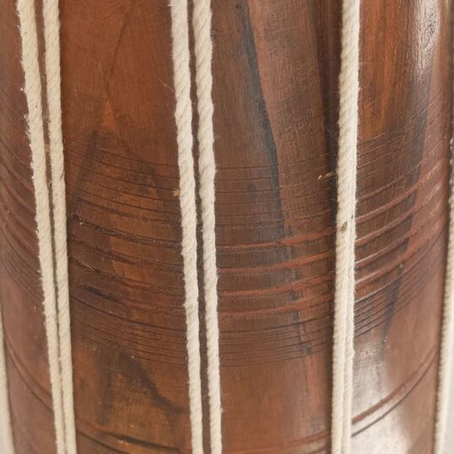 Mridangam wooden percussion instrument used, traditional Indian drum