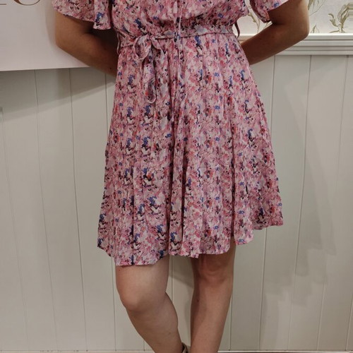 Pink summer dress, Italian made, new with tag