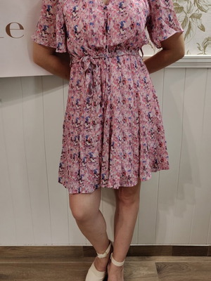 Pink summer dress, Italian made, new with tag