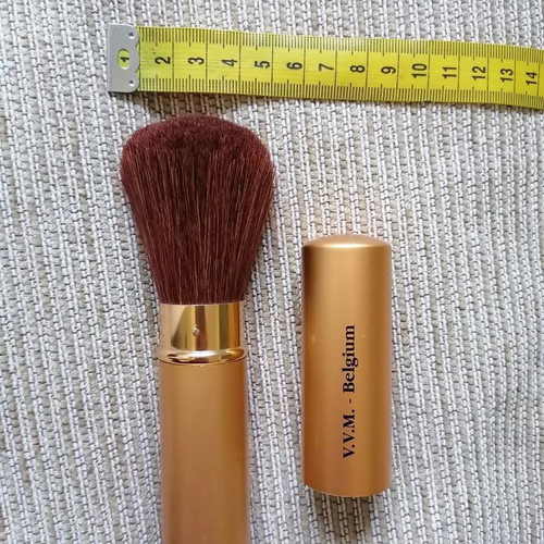 Makeup brush large with natural hair V.V.M Belgium new