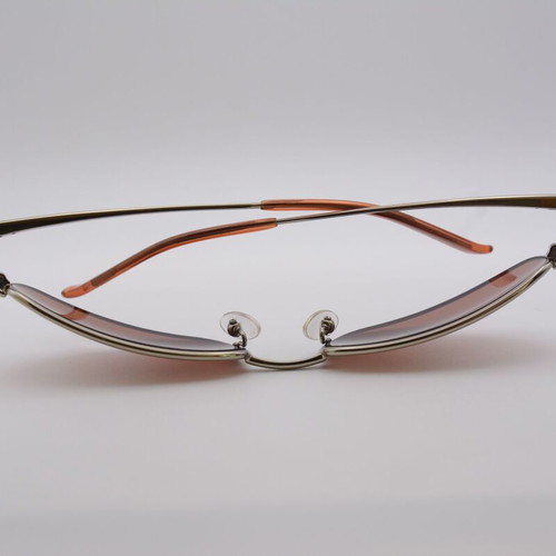 BlueBay BB 400/S sunglasses new old stock pink lens metal frame