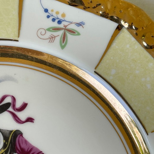 Rosenthal plate used, antique 1946-1949, 25 cm diameter