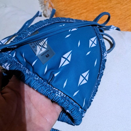 Decoro bikini swimsuit used, petrol color, size M