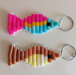 Handmade keychains unique duo