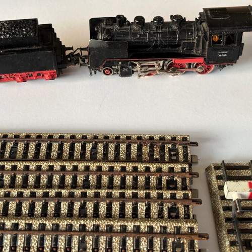 Marklin train with tracks and coal wagon, code 3003, circa 1960 collectible