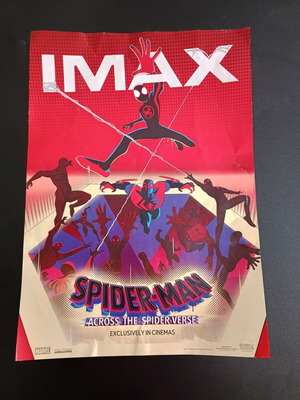 Αφίσα Spider-Man Across the Spider-Verse μεταχειρισμένη, IMAX