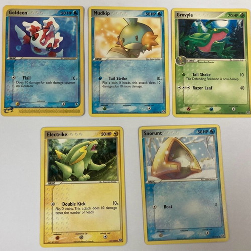 Pokmon cards used, pack of 5 with -  4,00 - Vendora.cy