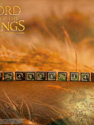 The Lord of the Rings Rohan 10xD6 dice set