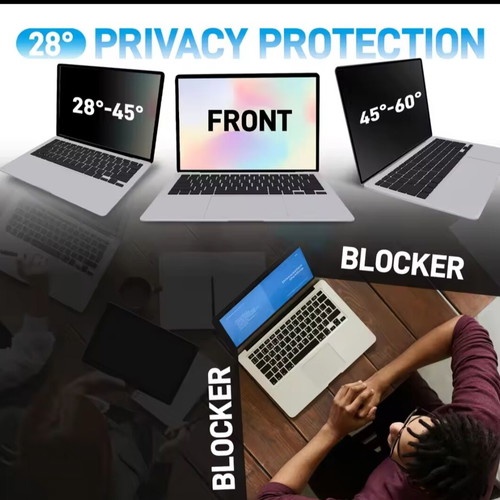 Antispy Laptop Screen 15.6 Inch Privacy Protector Like New