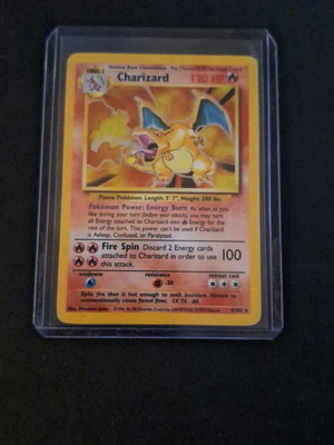 Charizard Pokemon Card 1999 used