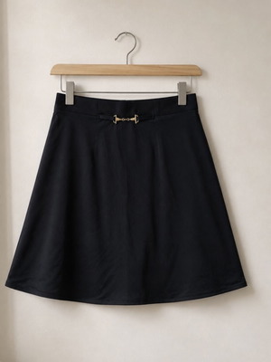 Kookaï black A-line skirt like new, size M