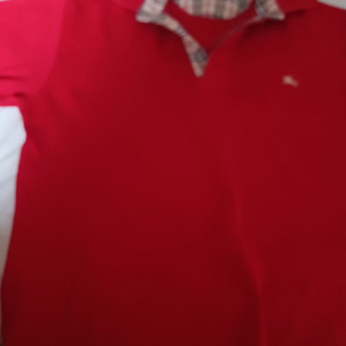 Red cotton T-shirt, size M