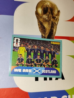 We Are Scotland World Cup 2026 Panini Stickers like new