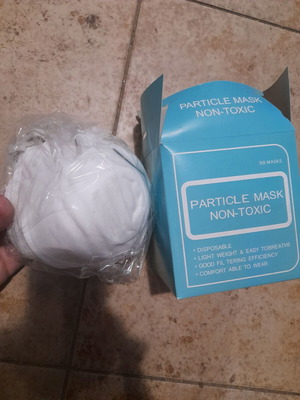 Non-toxic protective masks, box of 50 pieces