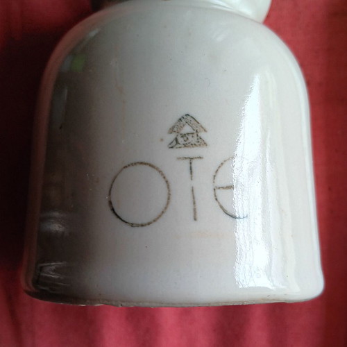 Porcelain insulator OTE used, collectible