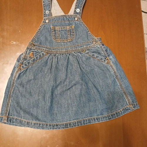 Baby Gap denim dress for girl 18-24 months like new, 100% cotton