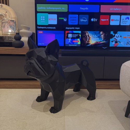 French Bulldog Decorative Statue used, modern design