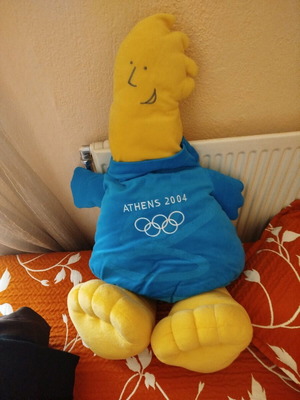Φιγούρες μασκότ Ολυμπιακών Αγώνων 2004 καινούργιες με ετικέτα