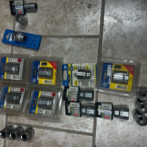 1/2 Socket Wrenches New With Various Sizes