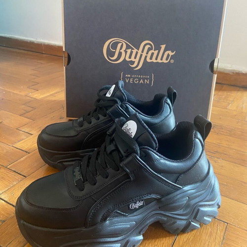 Buffalo Galactica black sneakers new, size 37