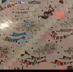  Γιρλάντα banner Happy Birthday με μπαλόνια