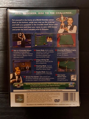 World Championship Snooker 2002 PS2 μεταχειρισμένο αθλητικό παιχνίδι