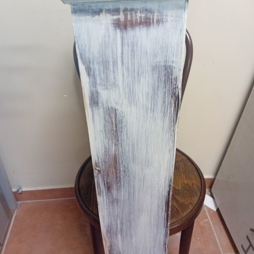 Icon Stand refurbished, early 1900s, chalk finish