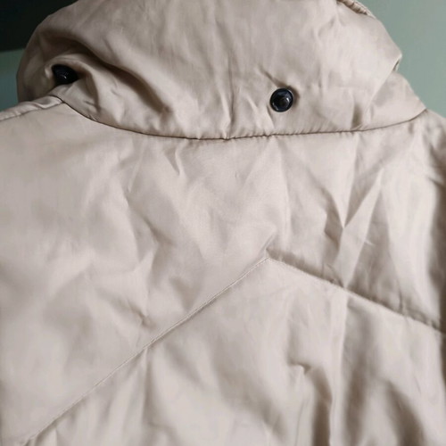 Quilted women's jacket used, beige, size M