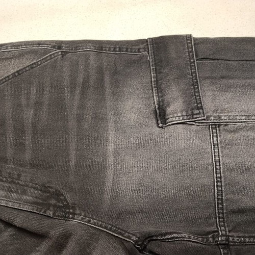 Bershka men's grey bermuda shorts new, size L