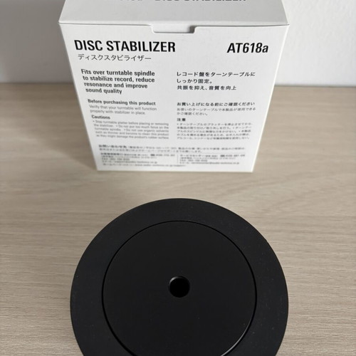 Audio Technica AT618a Vinyl Record Stabilizer Clamp Like New