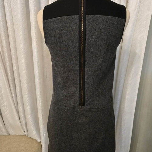Massimo Dutti dress like new, black and grey, size S