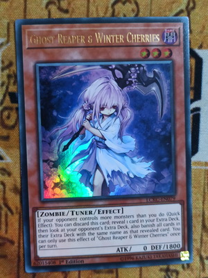 Ghost Reaper & Winter Cherries Effect Monster κάρτα σαν καινούργιο