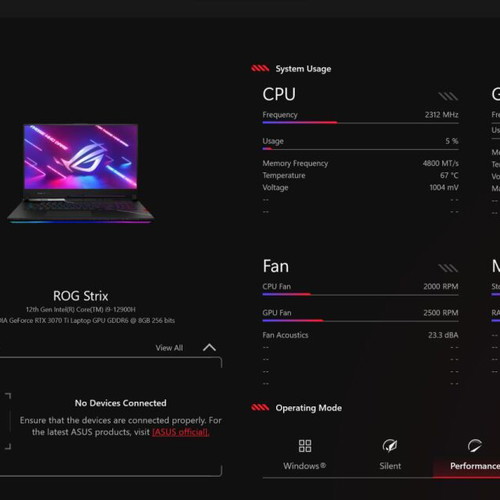 Asus ROG Strix SCAR G733ZW-LL104X laptop like new, i9-12900H, 32GB RAM, 1TB SSD, RTX 3070 Ti