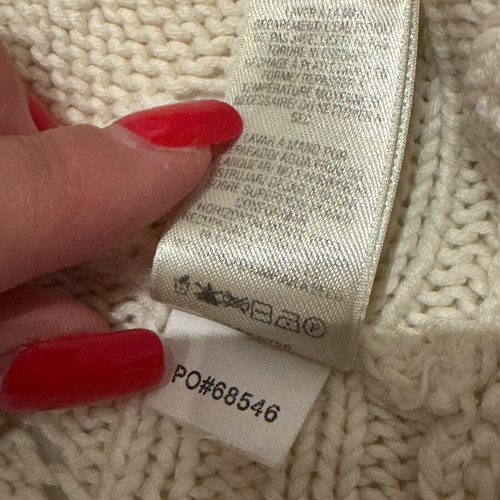 Juicy Couture vintage knitted cardigan size S, like new, cream