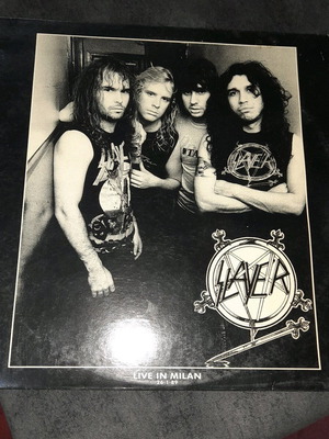 Slayer Live In Milan 2LP used, metal bootleg album