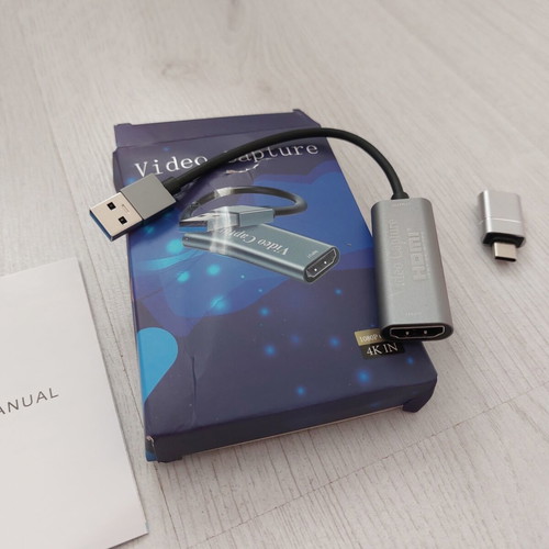Video Capture Card 4K HDMI to USB 3.0 & Type-C new