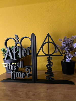 Harry Potter bookend new, black wizard silhouette
