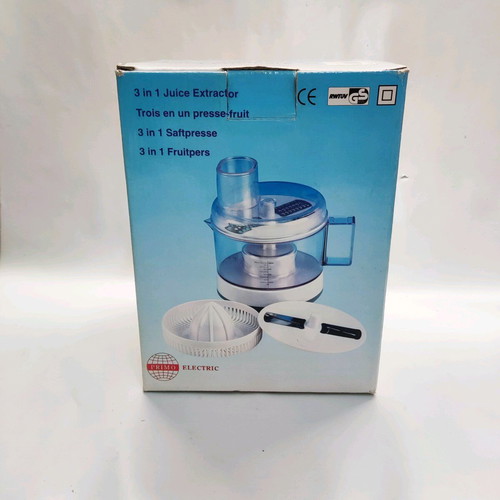 Electric juicer 3 in 1 new with 2 extra attachments