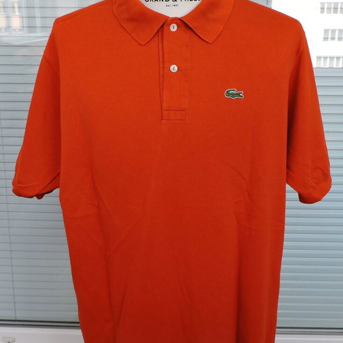 Lacoste Devanlay men's polo shirt XL orange cotton piqué