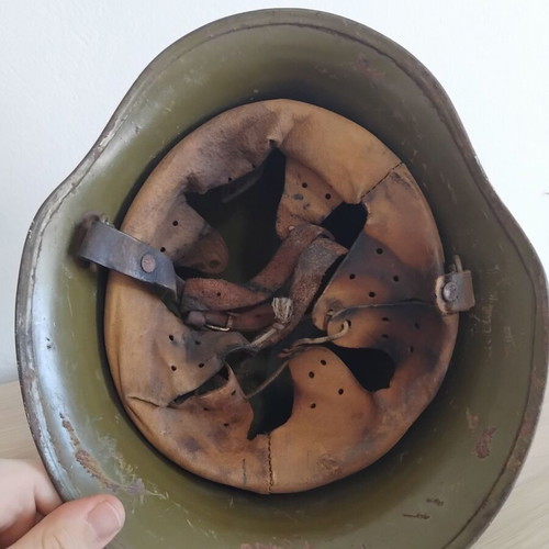 M35 and M40 relic helmets, M1 Greek postwar helmet, Bulgarian M36 helmet, MK4 Fullerphone with headphones