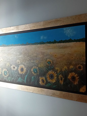 Painting signed, new condition