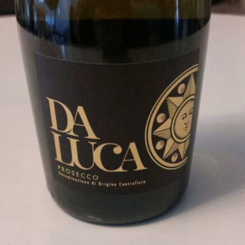 Da Luca Prosecco Extra Dry sparkling wine sealed 750ml bottle
