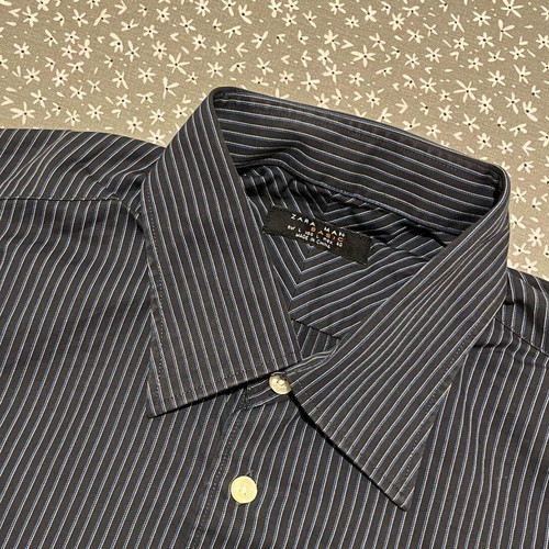 Zara Man shirt, size L, black
