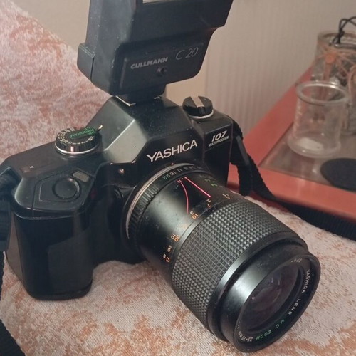 Yashica camera with flash