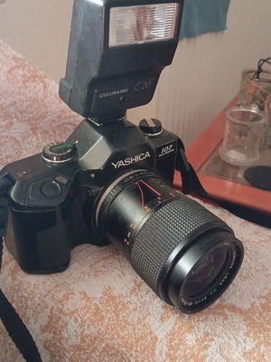 Yashica camera with flash