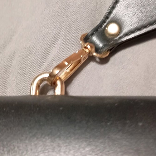 Shoulder bag like new, black and gray